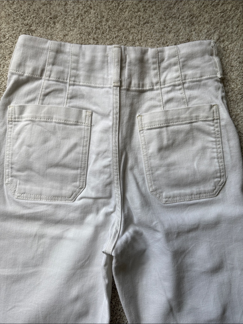 Maeve the Colette White Wide-Leg denim - Picture 6 of 6